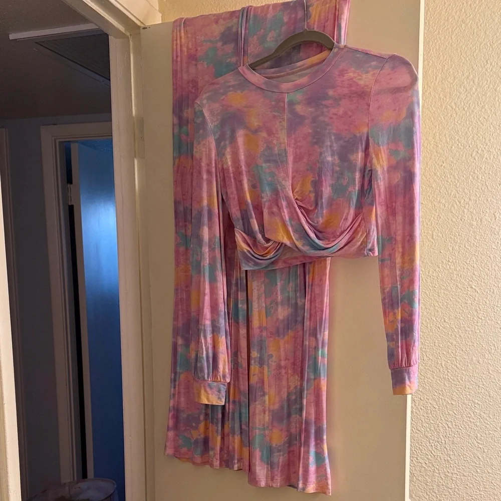 LoveShackFancy Tie-Dye Lounge Set - Picture 2 of 5
